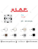 Prise TV-SAT blanc LAP Millenium 20933BL1 Casablanca Maroc