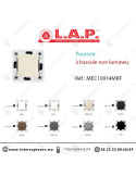 Poussoir à bascule non lumineux LAP Millenium Marfil 10914MRF Casablanca Maroc