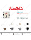 Prise RJ45 CAT6 + obturateur LAP MILLENIUM Marfil 20934MRF2 Casablanca Maroc