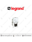 Prise RJ45 CAT6 UTP Legrand Mosaic 1M Blanc 076561 Casablanca Maroc